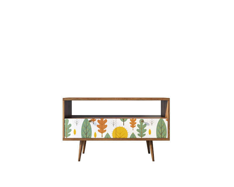 Консоль "Berber" с двумя ящиками принт 30 арт BB22/Print_30