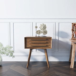 Тумба для прихожей в Скандинавском стиле "Bruni" с тремя ящиками