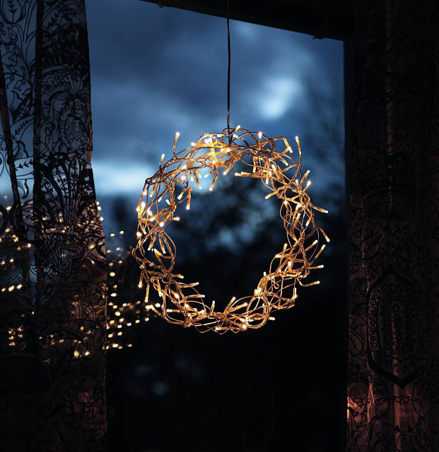 411012 Светодиодный рождественский венок CURLY в Москве 411012 Светодиодный рождественский венок CURLY