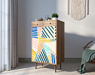 Комод "Berber" два ящика и дверки 42 принт арт BB46/Print_42 №2
