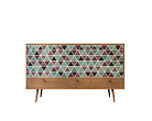 Комод "Berber" три дверки и три ящика 26 принт арт BB24/Print_26 №0