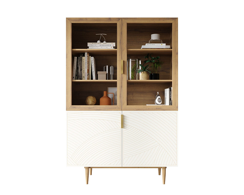 Буфет с двумя дверками "Line" LN11/GR1/beige в Москве Буфет с двумя дверками "Line" LN11/GR1/beige