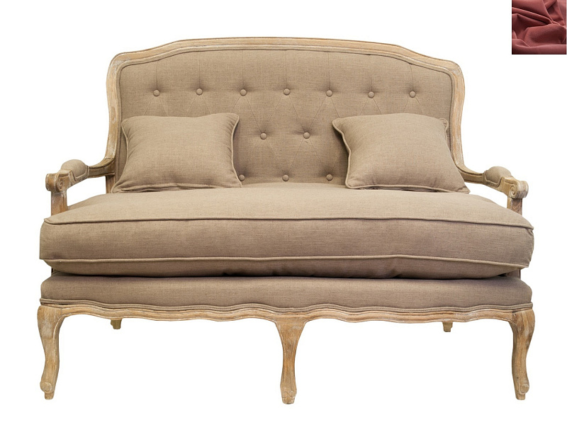 Прямой диван модерн Yareli Brown цвет красный в Москве Прямой диван модерн Yareli Brown цвет красный