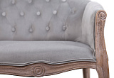 Двухместный дизайнерский диван Kandy Double Grey Velvet №5