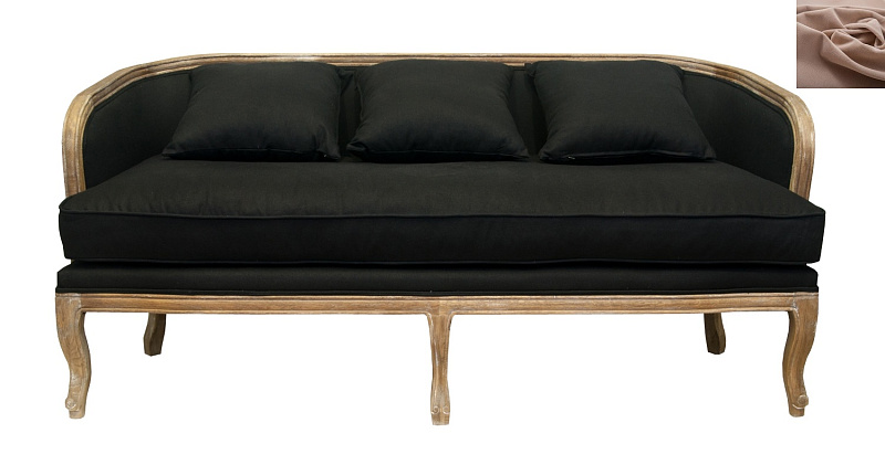 Диван ретро Nora коричневый в Москве Диван ретро Nora коричневый