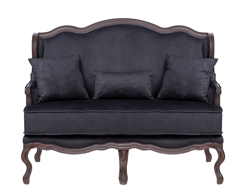 Двухместный дизайнерский диван Brody Double Black