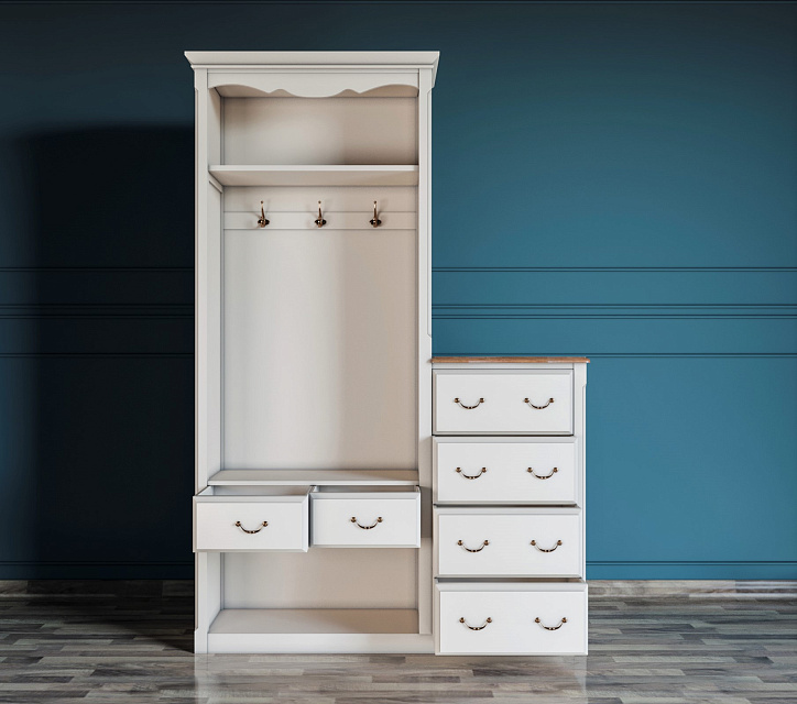 Шкаф-прихожая Leontina с комодом арт ST9362 в Москве Шкаф-прихожая Leontina с комодом арт ST9362