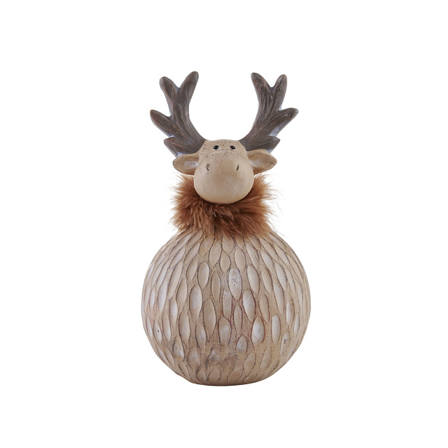 429589 Статуэтка Олень RANTAU, H-225, ?125, коричневый
