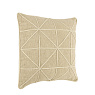 420302 Подушка декоративная BALOISH, L450, B450, наволочка: 100% хлопок, серый, золотистый  наполнитель: 100% полиэстер