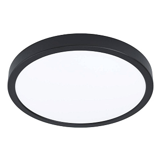 901014 Светодиодный накладной светильник с датчиком движения FUEVA 5, 20,5W (LED), 3000K, 2400lm, ?285, сталь, чёрный/пластик, белый