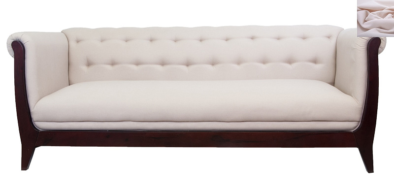 Классический диван Delvin розовый в Москве Классический диван Delvin розовый