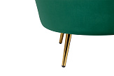 Низкое кресло ракушка Pearl Green V2 №6