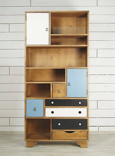 Стеллаж "Aquarelle Birch" арт RE-17ETG/4