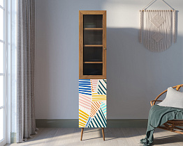 Буфет "Berber" узкий принт 42 арт BB39/Print_42