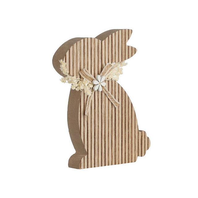 427843 Статуэтка Заяц BALMAHA, L120, B27, H150, дерево, натуральный, бежевый, кремовый в Москве 427843 Статуэтка Заяц BALMAHA, L120, B27, H150, дерево, натуральный, бежевый, кремовый