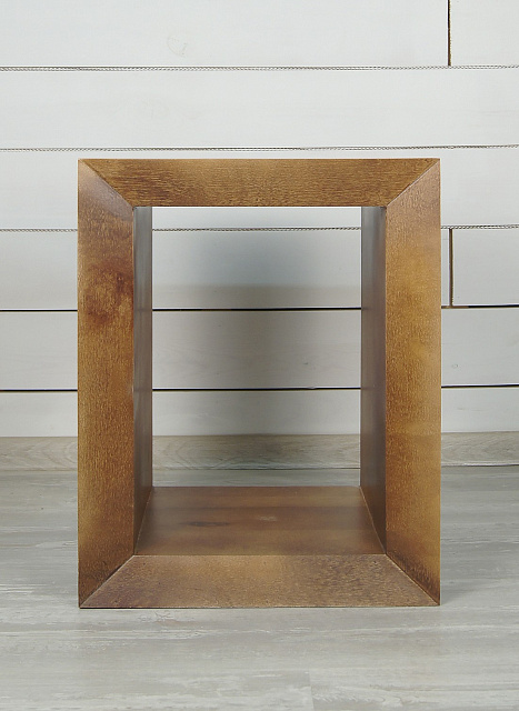 Тумба прикроватная в стиле Лофт "Gouache" арт ETG10523, цвет - орех