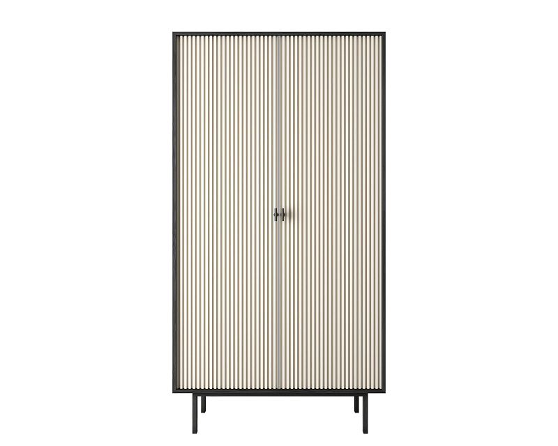 Шкаф двухдверный "Emerson" арт EM091/milky/L