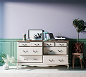 Большой комод «Leontina» на восемь ящиков арт ST9335/2 №0