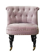 Низкое кресло Aviana Pink Velvet №0