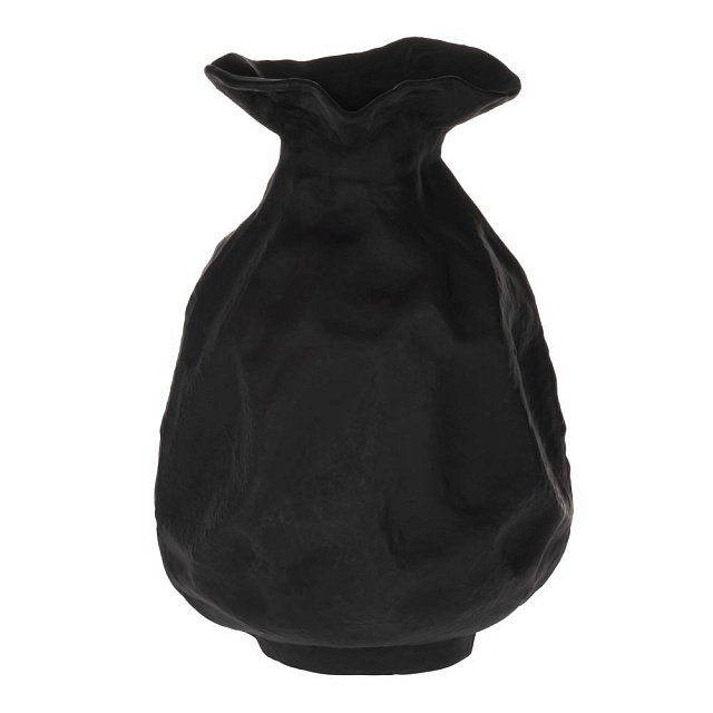 421145 Ваза декоративная TULUNAN, L210, B205, H305, алюминий, черный в Москве 421145 Ваза декоративная TULUNAN, L210, B205, H305, алюминий, черный