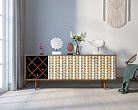 Комод "Berber" удлиненный с бутылочницей принт 23 арт BB15/Print_23 №5