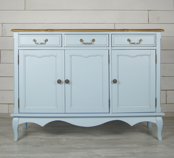Комод "Leontina Blue" (3 ящика и 3 двери) арт ST9344B