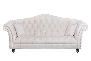 Диван с высокой спинкой Calee Beige