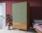 Шкаф трехстворчатый "Berber" принт 12 арт BB02/Print_12 №4