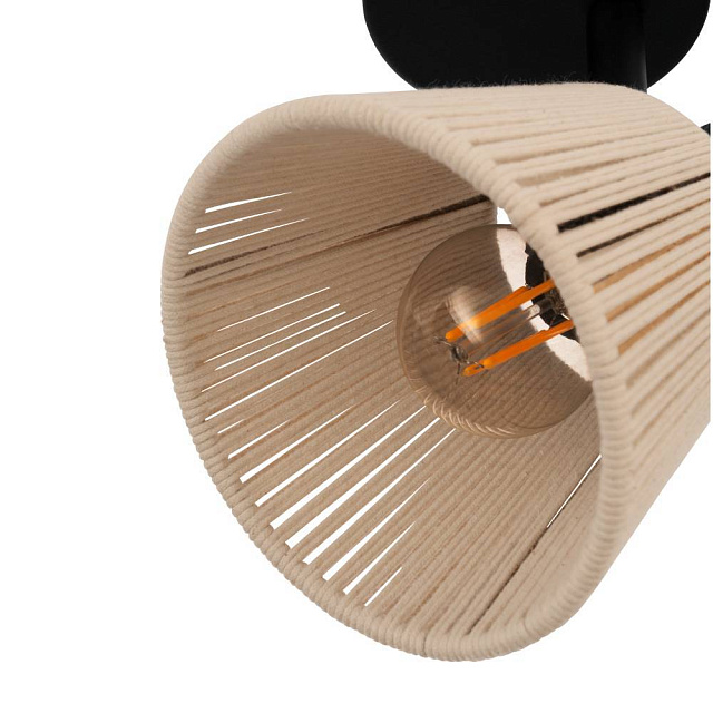 44138 Спот SEAGARD, 1X40W(E14), сталь, черный, кремовый в Москве 44138 Спот SEAGARD, 1X40W(E14), сталь, черный, кремовый