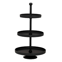 427645 Блюдо-этажерка декоративное BABIRIK H510 алюминий, черный