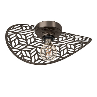 44123 светильник настенно-потолочный SWABY, 1X60W(E27), сталь, бронзовый