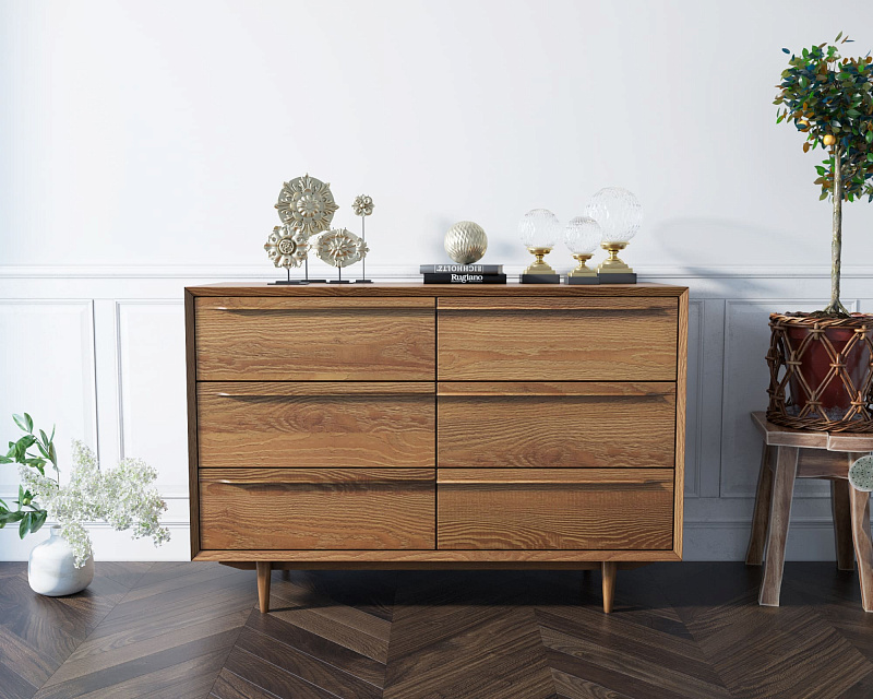 Комод "Bruni" с шестью ящиками арт BR05