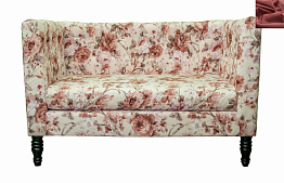 Диван современный Rose Flower красный