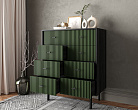 Комод на восемь ящиков "Emerson" арт EM20/green/L №1