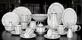 Посуда из костяного фарфора Flavour 26 Pcs Dinner Set №3
