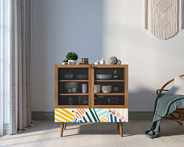 Буфет низкий "Berber" принт 42 арт BB47/Print_42