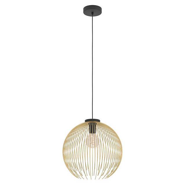 901003 Подвесной светильник VENEZUELA, 1х40W (E27), H1100, ?400, сталь / черный в Москве 901003 Подвесной светильник VENEZUELA, 1х40W (E27), H1100, ?400, сталь / черный