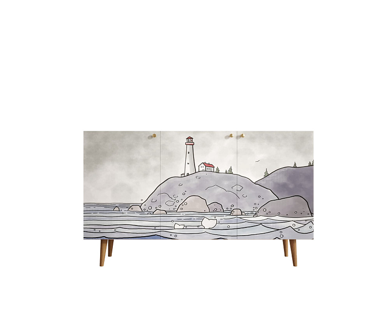 Комод с принтом 51 "Berber"  арт BB01/Print_51