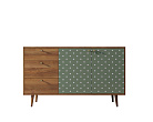 Комод "Berber" с двумя дверками и ящиками 12 принт арт BB05/Print_12 №2