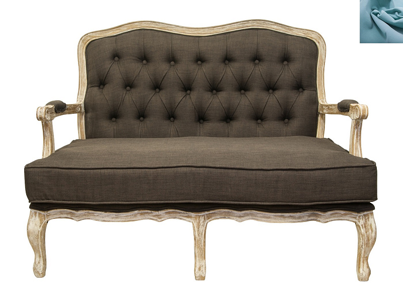 Прямой диван модерн Yareli Brown V2 голубой в Москве Прямой диван модерн Yareli Brown V2 голубой