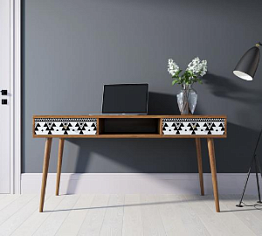 Стол рабочий "Berber" принт 19 арт BB18/Print_19