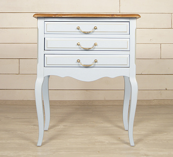 Тумба "Leontina Blue" на 3 ящика арт ST9348B