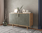 Комод с двумя дверками "Line" R18/browngrey №2