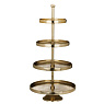 427649 Блюдо-этажерка декоративное  BABIRIK H700 алюминий, золотой