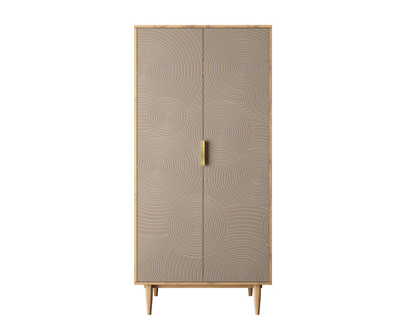 Шкаф малый двухстворчатый "Line" R24/beige