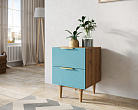 Тумбочка с двумя ящиками "Line" LN07/GR1/blue №2