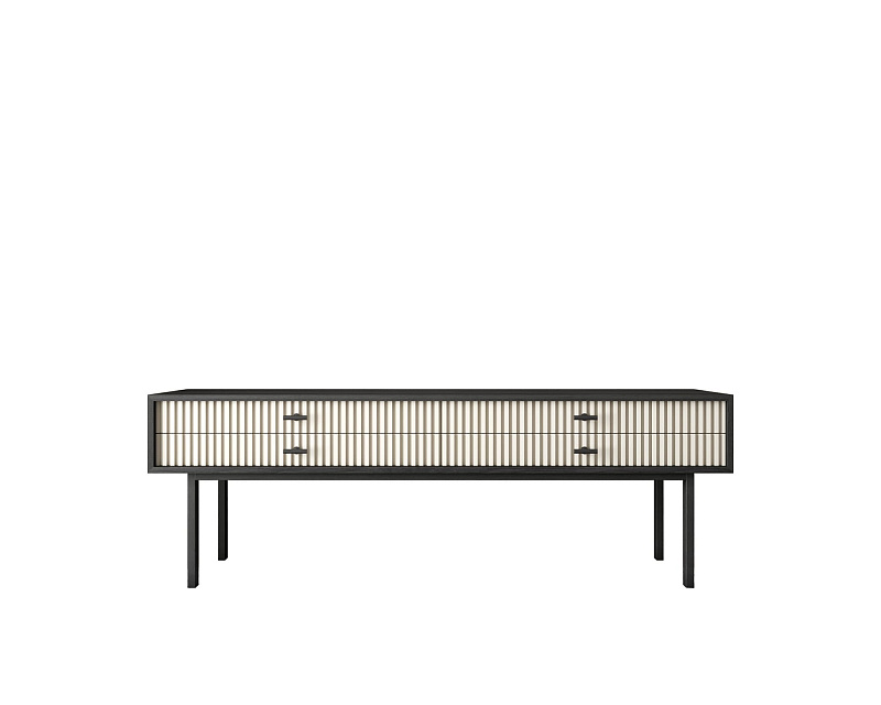 Консоль с двумя ящиками "Emerson" арт EM23/milky/L в Москве Консоль с двумя ящиками "Emerson" арт EM23/milky/L