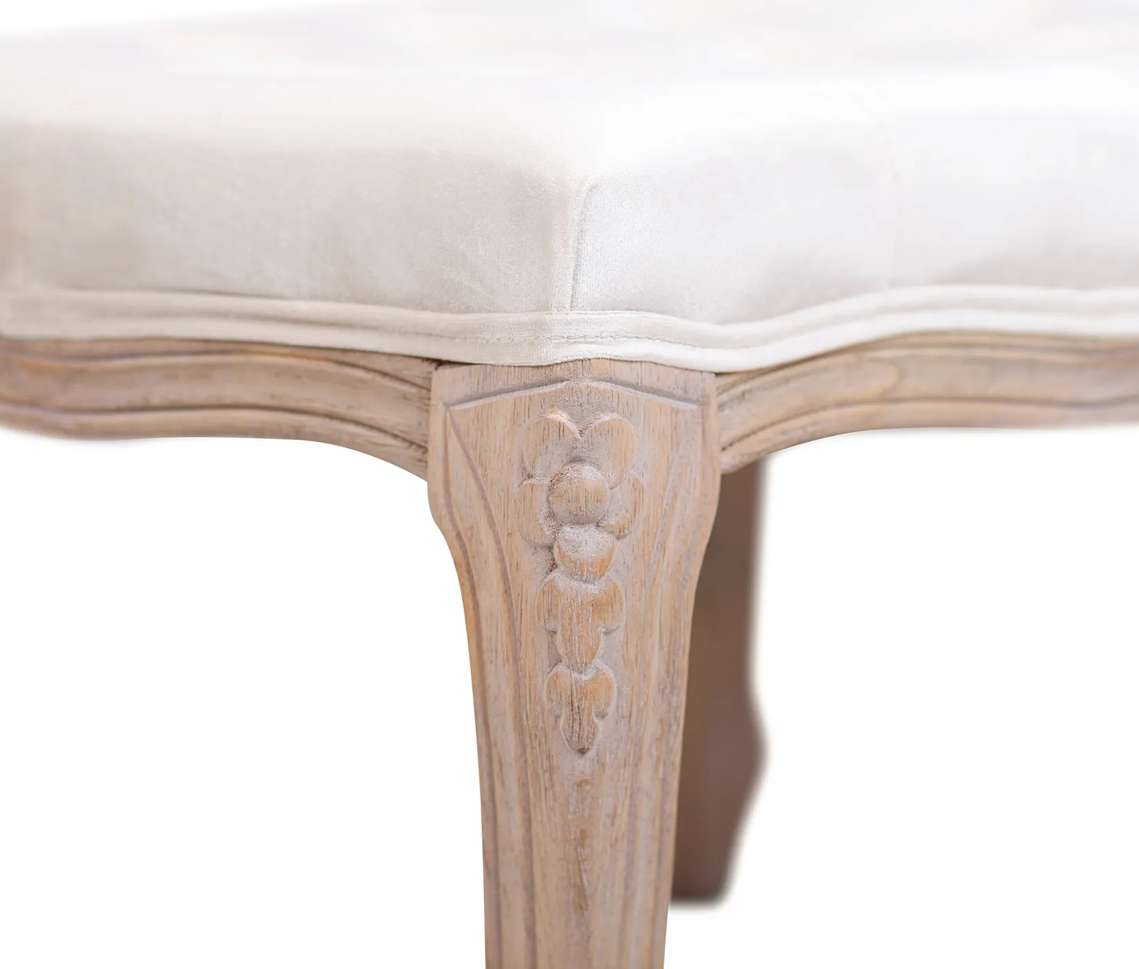 Дизайнерская банкетка Kina Velvet Beige в интернет-магазине