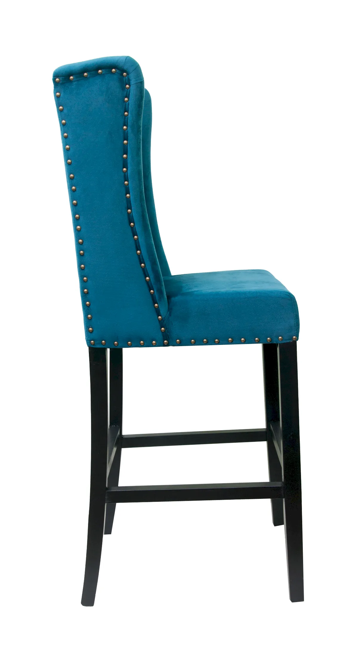 купить Дизайнерский барный стул Skipton Blue Velvet в Москве купить Дизайнерский барный стул Skipton Blue Velvet