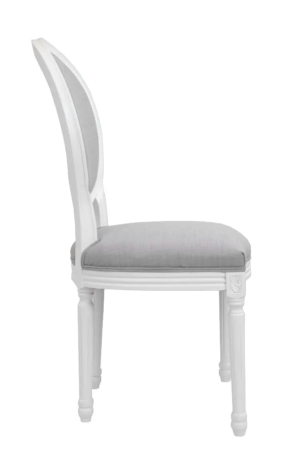 купить Дизайнерский обеденный стул Miro White and Grey в Москве купить Дизайнерский обеденный стул Miro White and Grey